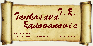 Tankosava Radovanović vizit kartica
